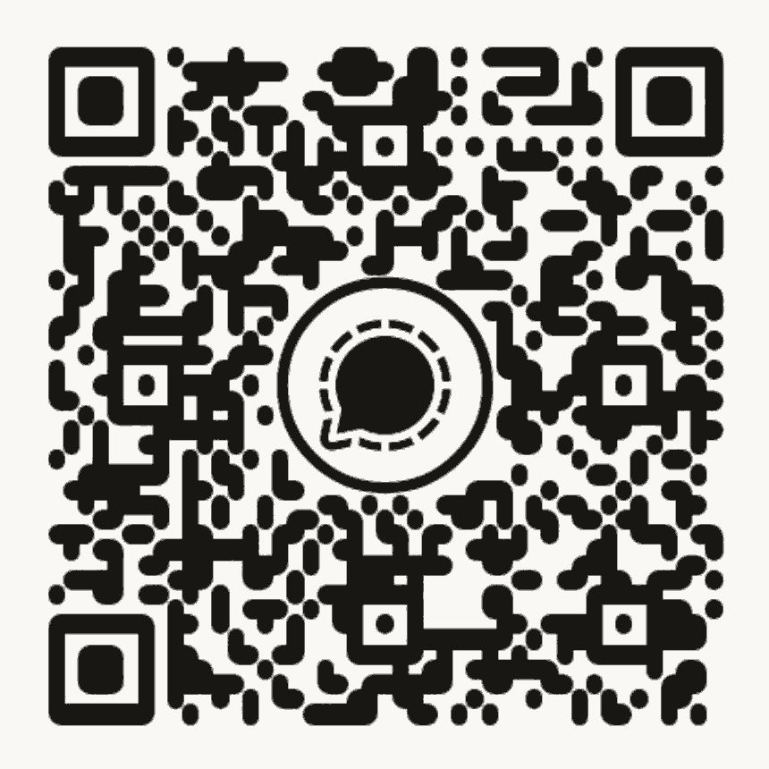 QR del contatto Signal archangel.333